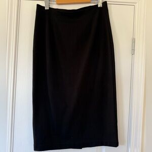 Eileen Fisher Midi Skirt Back Split Midline Hem